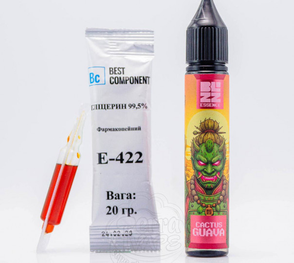 Жидкость Blizz Essence Salt Cactus Guava 30ml 50mg со вкусом гуавы и кактуса (набор компонентов)