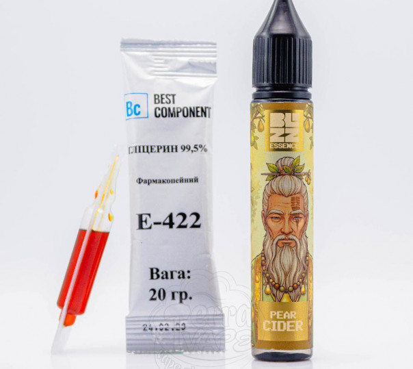 Жидкость Blizz Essence Salt Pear Cider 30ml 25mg со вкусом грушевого сидра (набор компонентов)