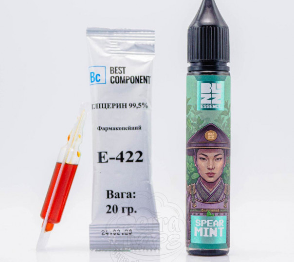 Жидкость Blizz Essence Salt Spearmint 30ml 25mg со вкусом мяты (набор компонентов)