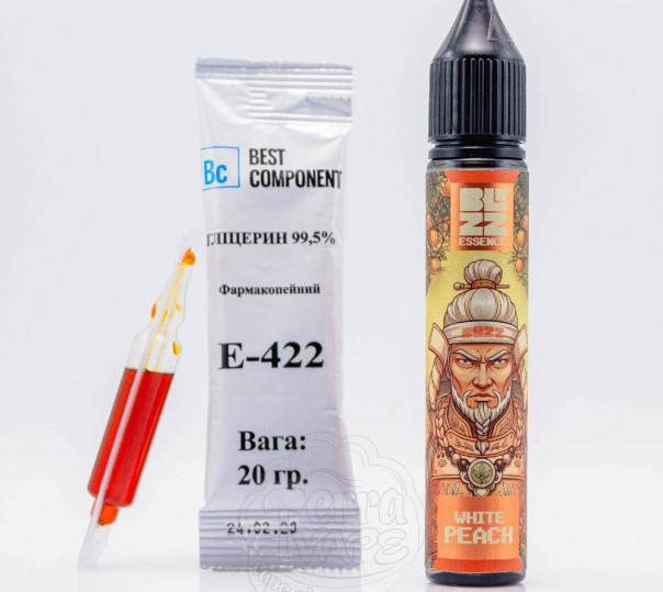 Жидкость Blizz Essence Salt White Peach 30ml 25mg со вкусом белого персика (набор компонентов)
