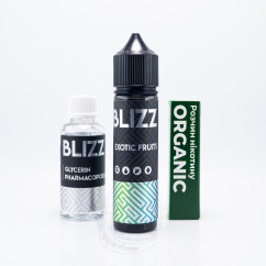 Blizz Organic Exotic Fruits 60ml 6mg Рідина (набір компонентів)