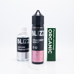 Blizz Organic Strawberry Donut 60ml 6mg Рідина (набір компонентів)