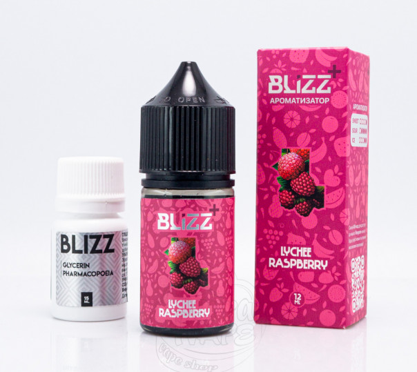 Жидкость Blizz Plus Salt Lychee Raspberry 30ml 50mg со вкусом личи и малины (набор компонентов)
