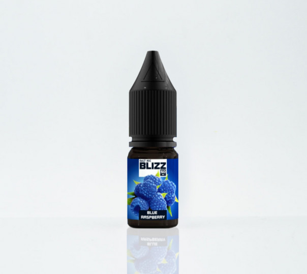Жидкость Blizz Salt Blue Raspberry 10ml 50mg на солевом никотине со вкусом голубой малины