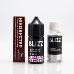 Blizz Salt Black Grape Currant Ice 30ml 25mg Рідина (набір компонентів)