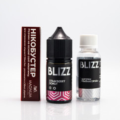 Blizz Salt Strawberry Donut 30ml 50mg Рідина (набір компонентів)