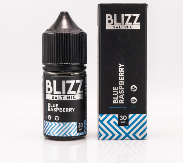 Жидкость Blizz Salt Blue Raspberry 30ml 50mg на солевом никотине со вкусом голубой малины