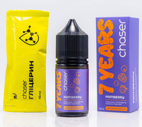 Рідина Chaser 7 Years Pamberry Salt 30ml 50mg зі смаком ягідного мікса (набір компонентів)