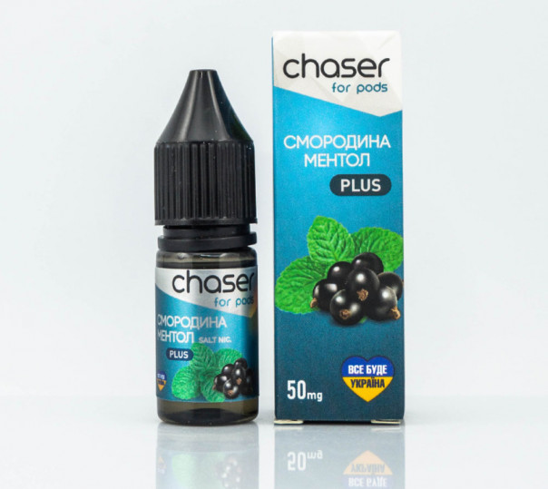 Рідина Chaser For Pods Balance Salt Смородина ментол 10ml 50mg на сольовому нікотині