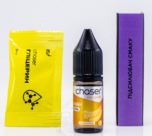 Рідина Chaser For Pods Ultra Salt Банан 10ml 50mg (набір компонентів)