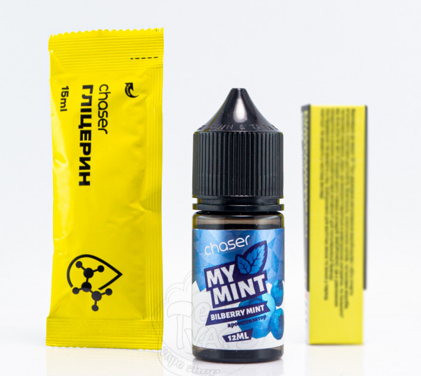 Жидкость Chaser My Mint Salt Bilberry Mint 30ml 65mg со вкусом черники и мяты (набор компонентов)