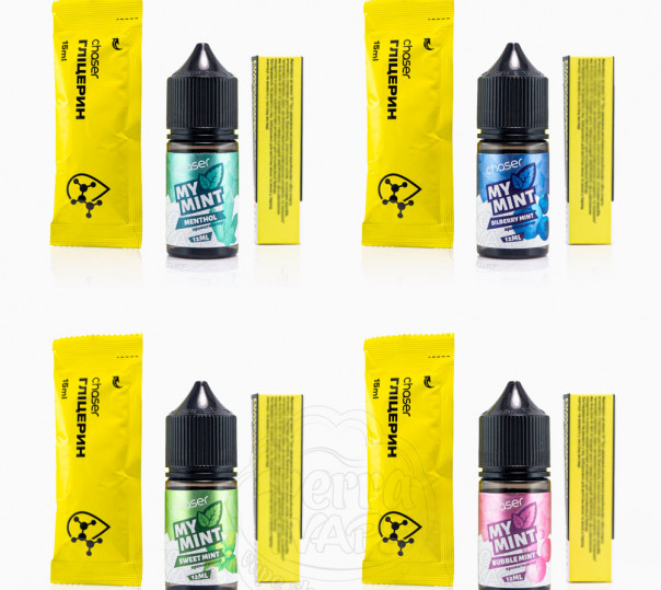 Рідина Chaser My Mint Salt 30ml (набір компонентів)