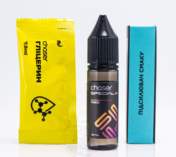 Рідина Chaser Special Berry Salt Punch 15ml 65mg зі смаком фруктово-ягідного пуншу (набір компонентів)