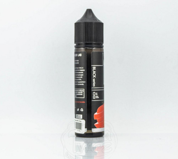 Жидкость Chaser Black Organic Triple Apple 60ml 0mg без никотина со вкусом яблока