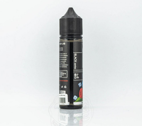 Рідина Chaser Black Organic Triple Razz on Ice 60ml 3mg на органічному нікотині зі смаком ягід з холодком Рідина Chaser Black Organic Triple Razz on Ice 60ml 3mg на органічному нікотині зі смаком ягід з холодком