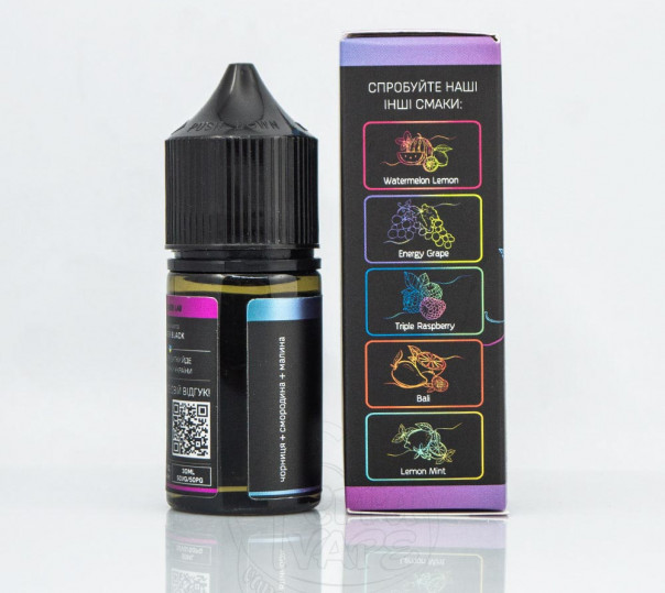 Жидкость Chaser Black Salt New Forest Mix 30ml 30mg на солевом никотине со вкусом лесных ягод