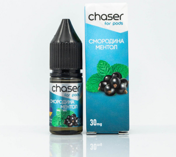 Рідина Chaser For Pods Salt Смородина Ментол 10ml 60mg на сольовому нікотині