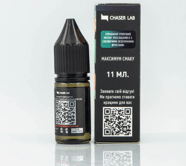 Жидкость Chaser Lux Salt Tropic Punch 11ml 65mg на солевом никотине со вкусом манго, апельсина и гуавы