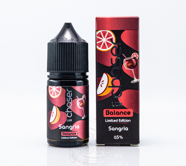 Рідина Chaser Lux Salt Sangria 30ml 30mg на сольовому нікотині зі смаком сангрії