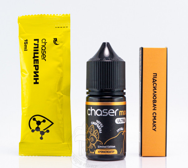 Жидкость Chaser Mix Ultra Salt Черная Смородина Груша 30ml 50mg (набор компонентов)