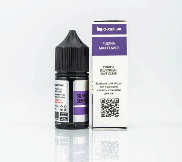 Рідина Chaser Silver Salt Pamberry X 30ml 50mg на сольовому нікотині зі смаком ягід