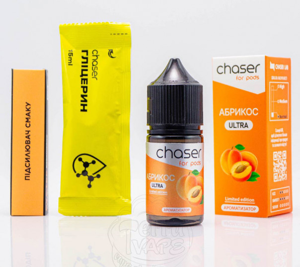 Рідина Chaser For Pods Ultra Salt Абрикос 30ml 65mg (набір компонентів)