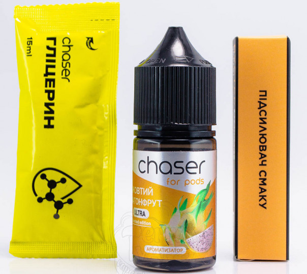 Рідина Chaser For Pods Ultra Salt Жовтий Драгонфрут 30ml 50mg (набір компонентів)