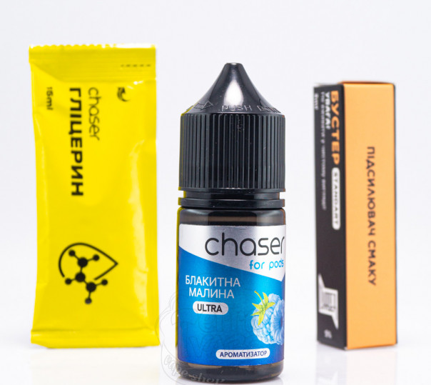 Рідина Chaser For Pods Ultra Salt Блакитна малина 30ml 50mg (набір компонентів)