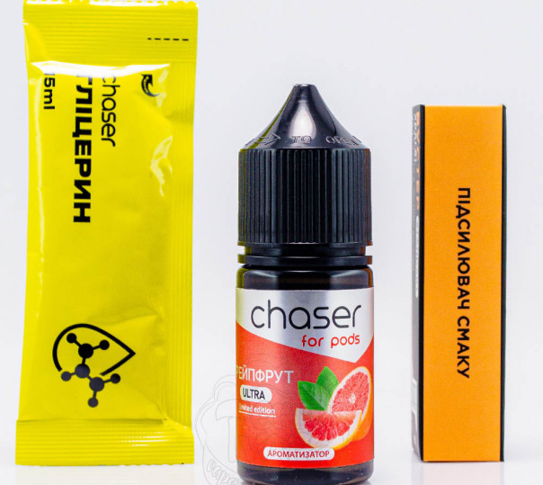 Рідина Chaser For Pods Ultra Salt Грейпфрут 30ml 65mg (набір компонентів)