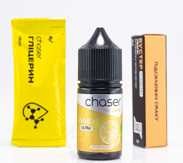 Рідина Chaser For Pods Ultra Salt Лимон 30ml 50mg (набір компонентів)