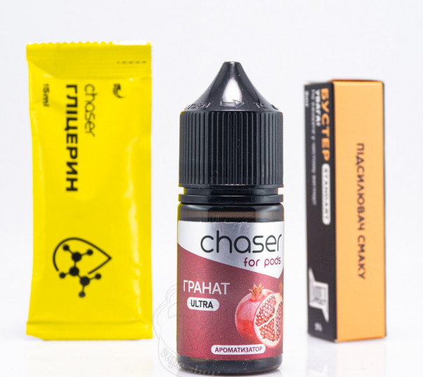 Рідина Chaser For Pods Ultra Salt Гранат 30ml 50mg (набір компонентів)