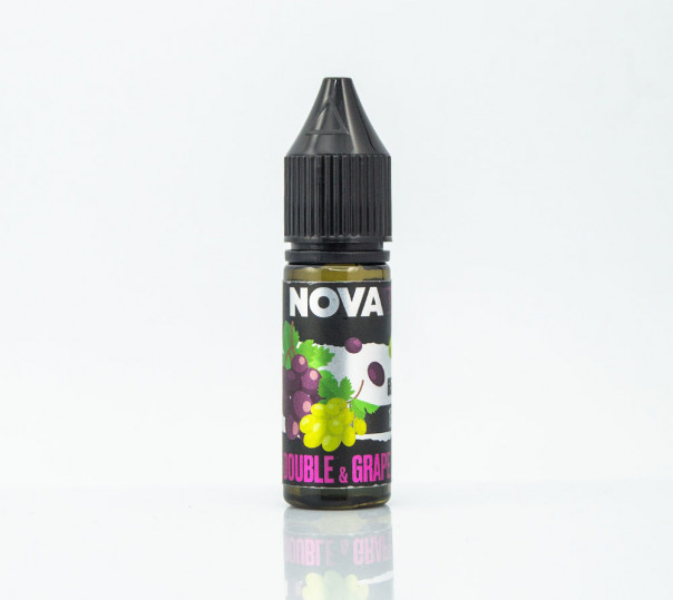 Рідина Nova Salt Double Grape 15ml 30mg на сольовому нікотині зі смаком винограду
