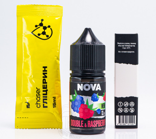 Рідина Nova Salt Double Raspberry 30ml 50mg зі смаком малини