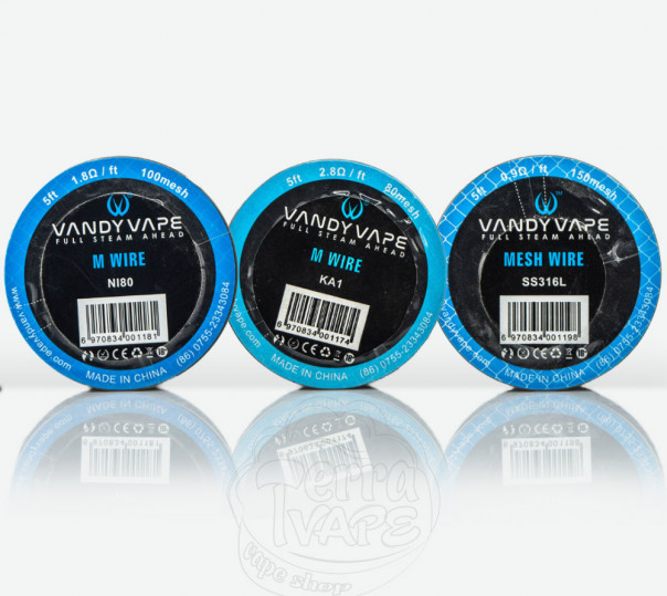 Сітка для вейпа Vandy Vape Mesh Wire (котушка 152см)