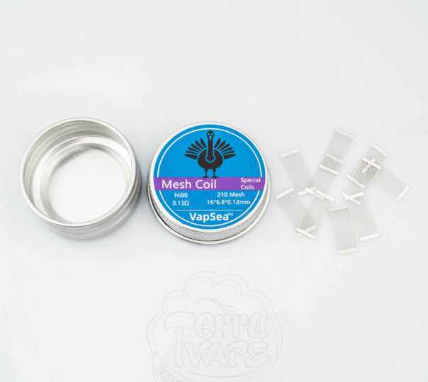Сітка для вейпа Vapsea Mesh Coil 10 штук Сітка для вейпа Vapsea Mesh Coil 10 штук