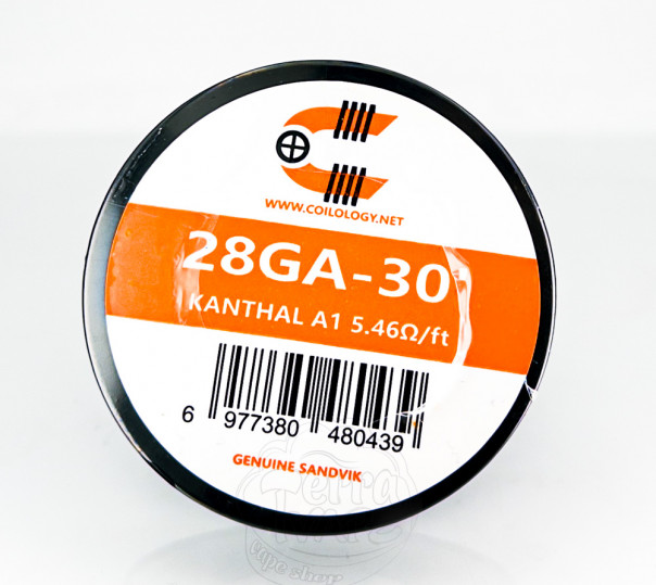Coilology Resistance Wire (котушка 30ft) Kanthal A1 28Ga (0.3mm)