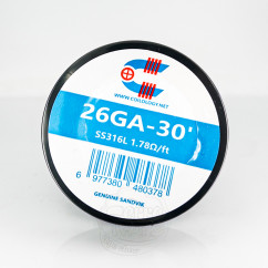 Coilology Resistance Wire (котушка 30ft) Kanthal A1 26Ga