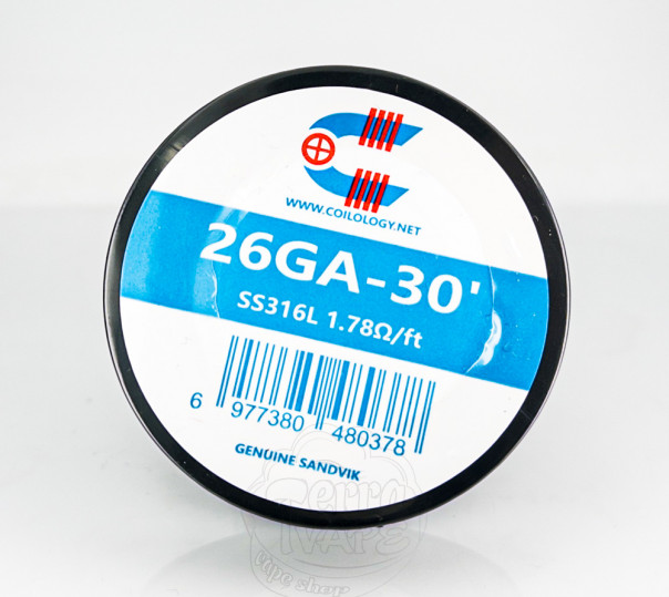 Coilology Resistance Wire (котушка 30ft) Kanthal A1 26Ga (0.4mm)