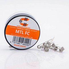 Спіралі Coilology Pre-built MTL FC Coil 10 штук (готовый койл) KA1 0.79Ом