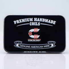 Спіралі Coilology Pre-built Ni80 Interlock Alien Coil з ватою (4шт)