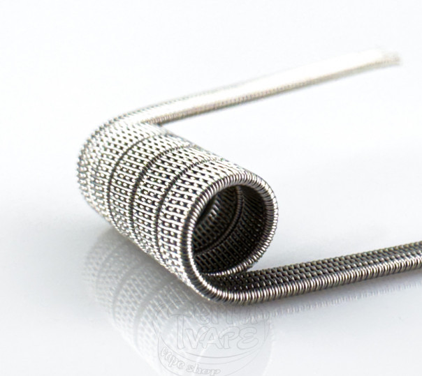 Спираль Quadro Staggered Fused Clapton Coil (готовый койл для вейпа)