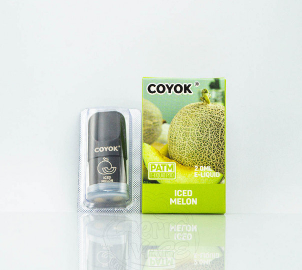 Coyok Iced Melon (Дыня с холодком) картридж для Relx Essential/Infinity Coyok Iced Melon (Дыня с холодком) картридж для Relx Essential/Infinity