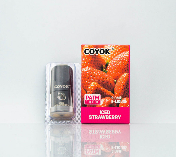 Coyok Iced Strawberry (Полуниця з холодком) картридж для Relx Essential/Infinity