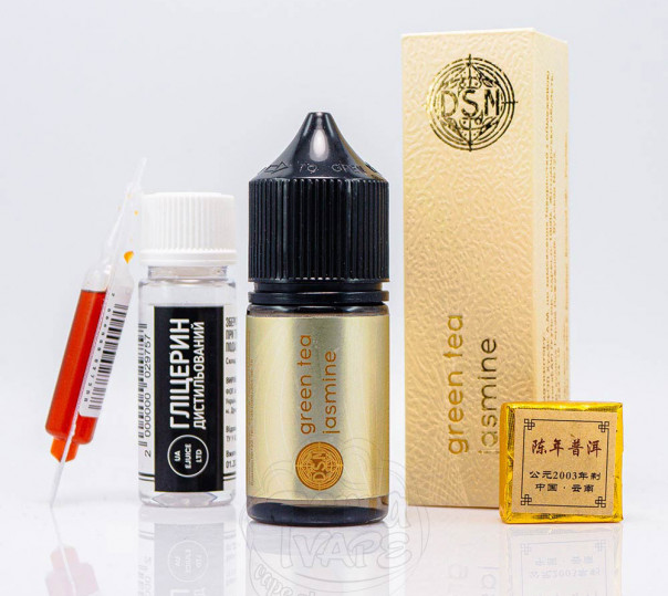 Рідина DSM Tea Salt Green Tea Jasmine 30ml 50mg зі смаком зеленого чаю із жасміном (набір компонентів)