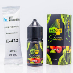 4 Sezone Summer Salt Apple 30ml 0mg Рідина (набір компонентів)