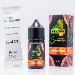 4 Sezone Summer Salt Mango Peach 30ml 0mg Рідина (набір компонентів)