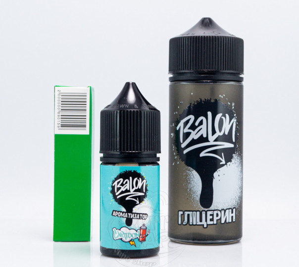 Рідина Balon Organic Cartoon 120ml 0mg зі смаком груші, банана та маракуї (набір компонентів)