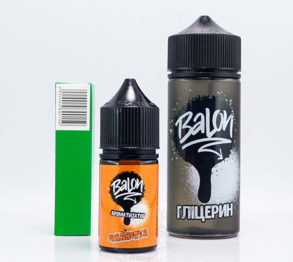 Рідина Balon Organic Character 120ml 3mg зі смаком тютюну з малиною (набір компонентів)