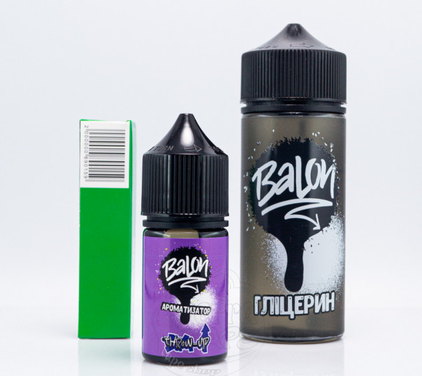 Рідина Balon Organic Throw-Up 120ml 0mg зі смаком рожевого лимонаду (набір компонентів)