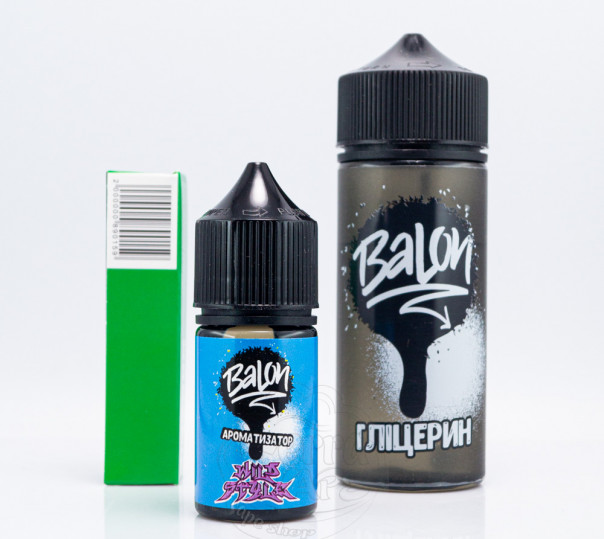 Рідина Balon Organic Wild Style 120ml 0mg зі смаком граната, вишні та смородини (набір компонентів)